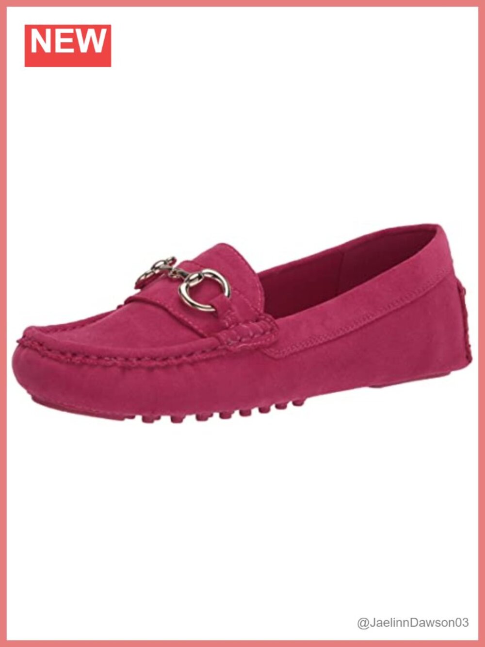 Leather Driving Loafer Slip-On Flat Moc Toe Cushioned Rubber Sole